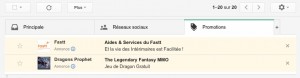 Aperçu du Teaser GSP dans Gmail